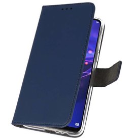 Casos de la caja de la cartera para Huawei Mate 20 Navy