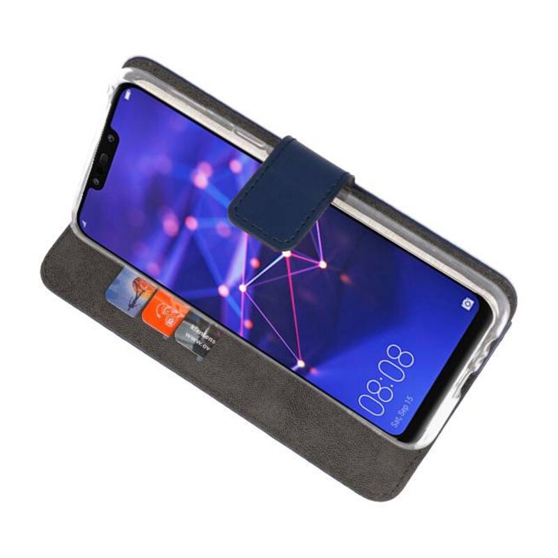 Custodia a portafoglio per Huawei Mate 20 Navy