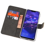 Wallet Cases Hoesje voor Huawei Mate 20 Goud