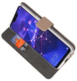 Wallet Cases Hoesje voor Huawei Mate 20 Goud