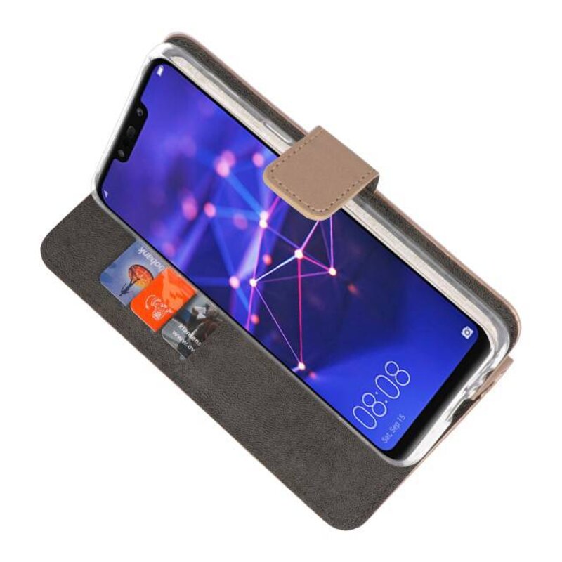 Wallet Cases Case for Huawei Mate 20 Gold