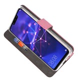 Etuis portefeuille Etui pour Huawei Mate 20 Rose