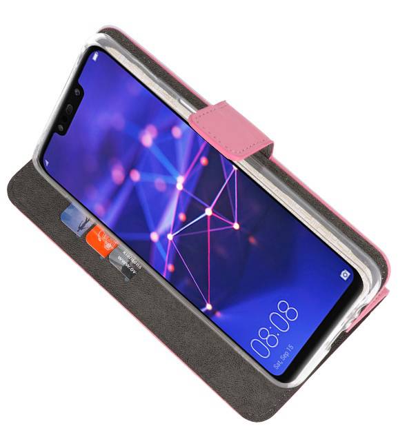 Wallet Cases Hoesje voor Huawei Mate 20 Roze