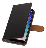 Pull Up Bookstyle para Samsung Galaxy A6 2018 Negro