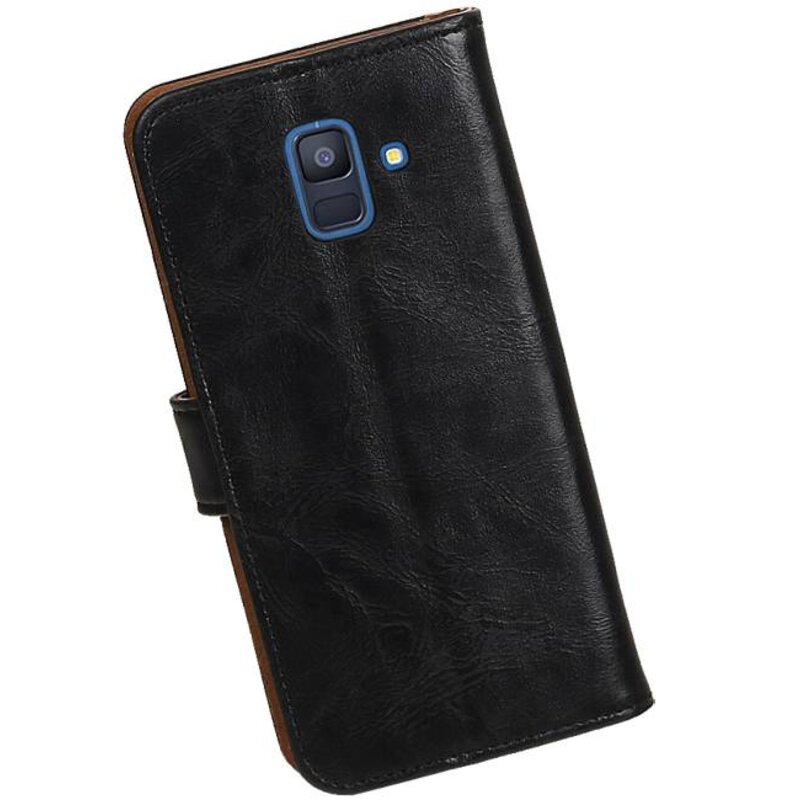 Pull Up Bookstyle para Samsung Galaxy A6 2018 Negro