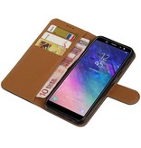 Pull Up Bookstyle für Samsung Galaxy A6 2018 Schwarz