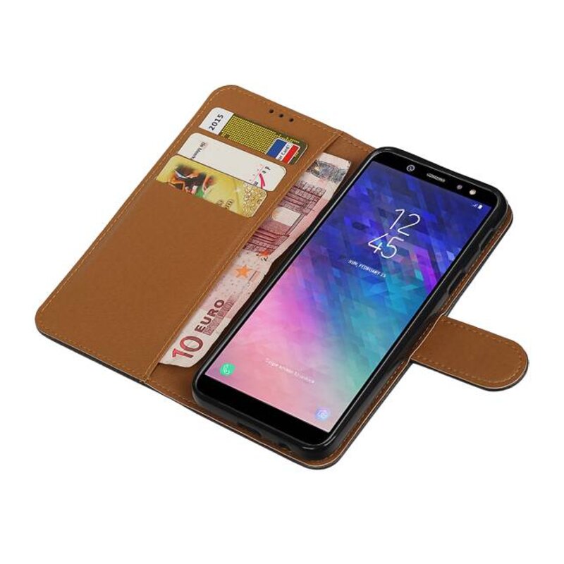 Pull Up Bookstyle para Samsung Galaxy A6 2018 Negro