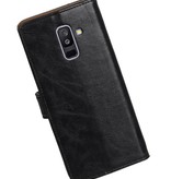 Pull Up Bookstyle for Samsung Galaxy A6 Plus 2018 Black