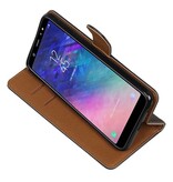 Pull Up Bookstyle per Samsung Galaxy A6 Plus 2018 Nero