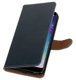 Pull Up Bookstyle for Samsung Galaxy A6 Plus 2018 Blue