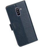 Pull Up Bookstyle pour Samsung Galaxy A6 Plus 2018 bleu