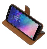 Pull Up Bookstyle for Samsung Galaxy A6 Plus 2018 Blue