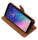 Pull Up Bookstyle pour Samsung Galaxy A6 Plus 2018 Rouge