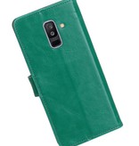 Pull Up Bookstyle pour Samsung Galaxy A6 Plus 2018 Vert