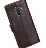 Pull Up Bookstyle for Samsung Galaxy A6 Plus 2018 Mocca