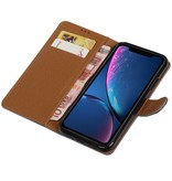 Pull Up Bookstyle für iPhone XR Blau