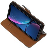 Pull Up Bookstyle für iPhone XR Blau