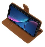 Pull Up Bookstyle per iPhone XR Brown