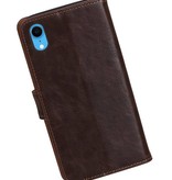 Pull Up Bookstyle para iPhone XR Mocca