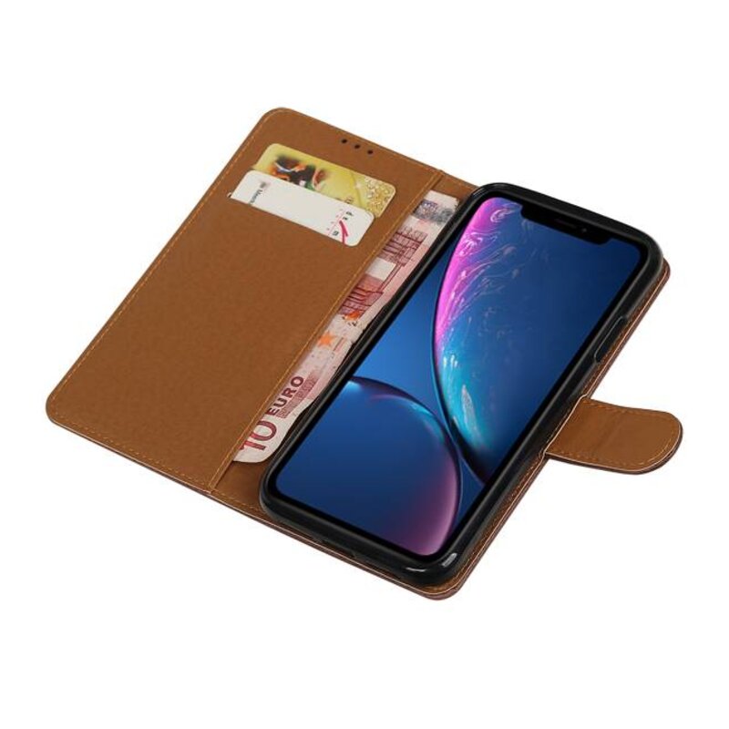 Pull Up Bookstyle for iPhone XR Mocca