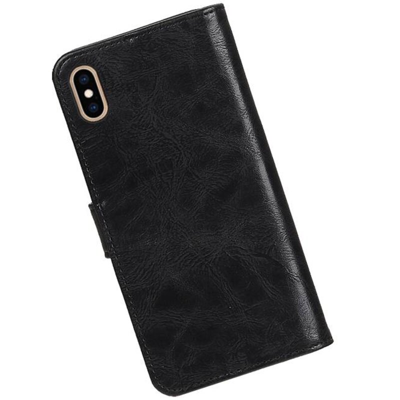 Pull Up Bookstyle pour iPhone XS Max Noir