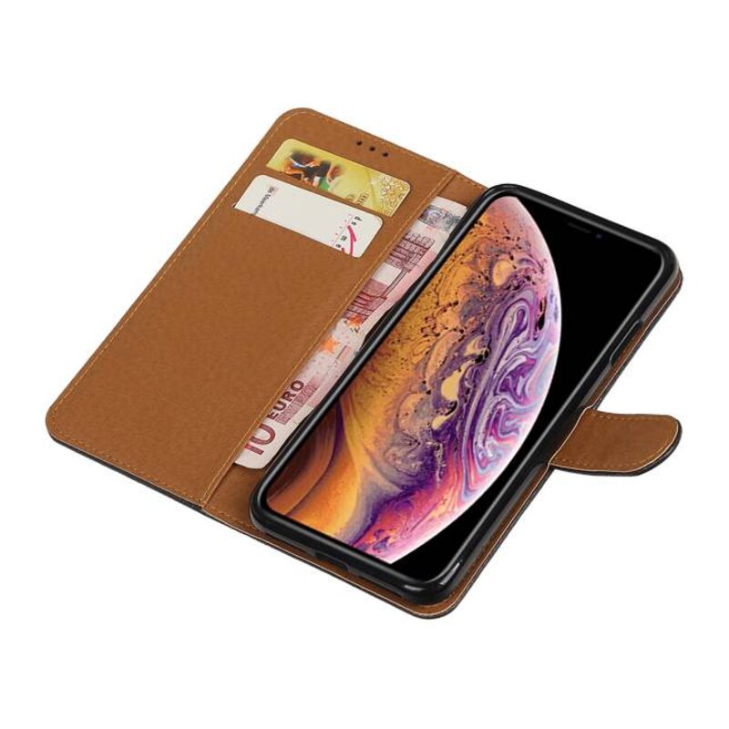 Pull Up Bookstyle pour iPhone XS Max Noir