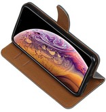 Pull Up Bookstyle voor iPhone XS Max Blauw