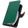 Style de livre Pull Up pour iPhone XS Max Vert