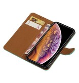 Style de livre Pull Up pour iPhone XS Max Vert