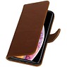 Style de livre Pull Up pour iPhone XS Max Marron