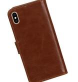 Pull Up Bookstyle para iPhone XS Max Brown