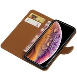 Pull Up Bookstyle para iPhone XS Max Brown