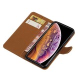 Træk op Bookstyle til iPhone XS Max Brown