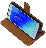 Pull Up Bookstyle voor Samsung Galaxy J3 2018 Zwart