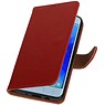 Pull Up Bookstyle voor Samsung Galaxy J3 2018 Rood