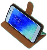 Pull Up Bookstyle voor Samsung Galaxy J3 2018 Groen