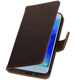 Pull Up Bookstyle pour Samsung Galaxy J3 2018 Mocca