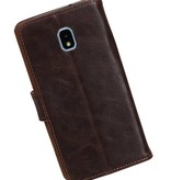 Pull Up Bookstyle pour Samsung Galaxy J3 2018 Mocca