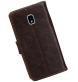 Pull Up Bookstyle pour Samsung Galaxy J3 2018 Mocca