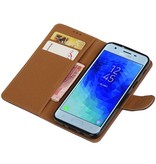 Pull Up Bookstyle for Samsung Galaxy J3 2018 Mocca