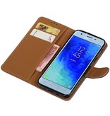 Pull Up Bookstyle per Samsung Galaxy J3 2018 Mocca