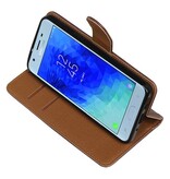 Pull Up Bookstyle pour Samsung Galaxy J3 2018 Mocca