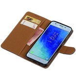 Pull Up Bookstyle für Samsung Galaxy J4 2018 Schwarz