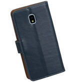 Pull Up Bookstyle per Samsung Galaxy J4 2018 Blue