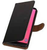 Pull Up Bookstyle voor Samsung Galaxy J8 Zwart