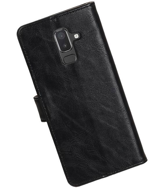 Pull Up Bookstyle for Samsung Galaxy J8 Black