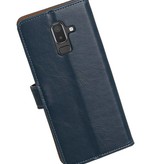 Pull Up Bookstyle for Samsung Galaxy J8 Blue