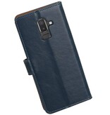 Pull Up Bookstyle for Samsung Galaxy J8 Blue