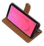 Pull Up Bookstyle pour Samsung Galaxy J8 Bleu