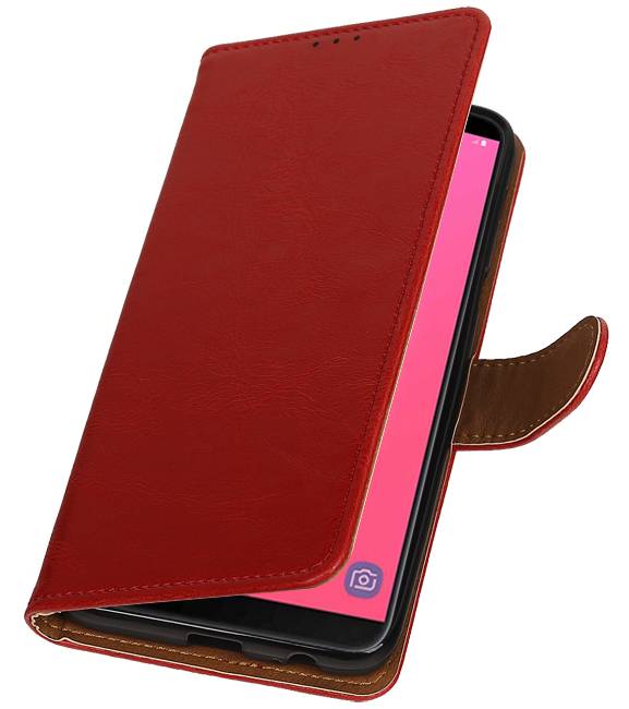 Pull Up Bookstyle pour Samsung Galaxy J8 Rouge